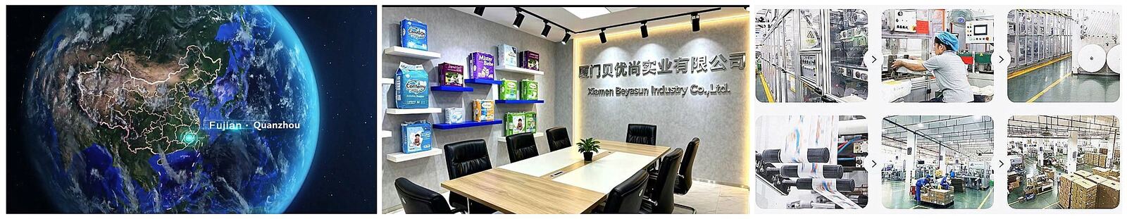 Beyasun Industrial Co.,Ltd Produktionslinie des Herstellers