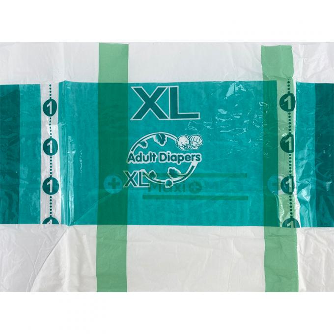 Super komfortable Einweg-Erwachsenenwindel mit PE-Film-Rückblatt und gedruckten Merkmalen Merkmale PE-Band 2