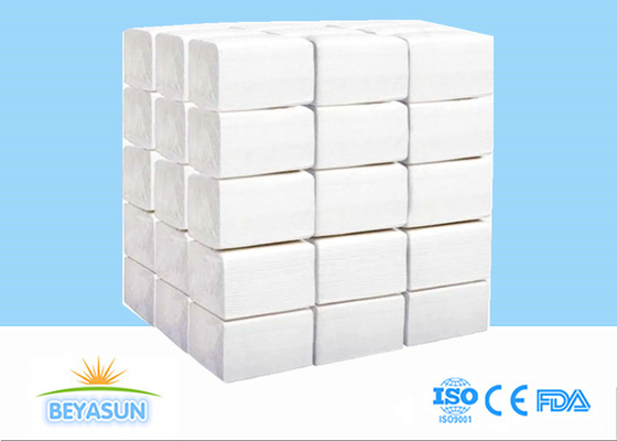 Braune Holzzzellstoff Custom Tissue Papier Ultra Soft Gesichtsgewebe mit Großhandelspreis