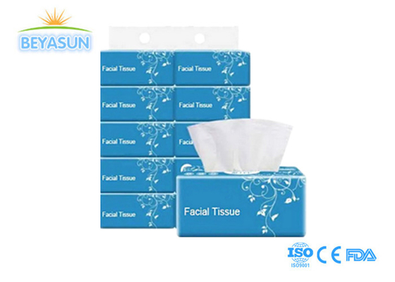 Profihersteller Soft Pack Weißes Gesichtsgewebepapier, 2 Ply, 100% neues Papier