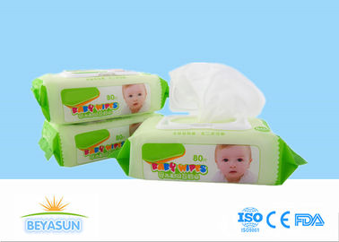 Natürliches Baby-Wegwerffeuchtpflegetücher Flushable für Hand/Mund-Reinigung