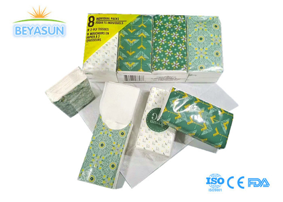 Handtuch Mini-Gesichtszucken Farbige Taschentücher 7 PCS Packung Schönes Papier Reinigungszucken