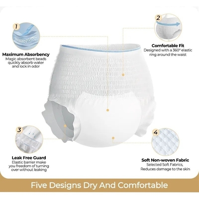 Großhandel Erwachsenenwindel Nappy T-Form Super Ultra Absorptions-Hypnose Xxl Erwachsenenwindel