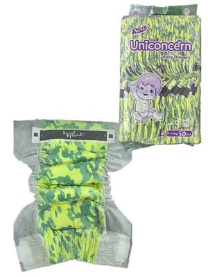 Einwegwindel Verwöhnung Atmungsaktive Weiche Baumwolle Hochwertiger Großhandel Super Saugfähig Uniconcern Babywindeln