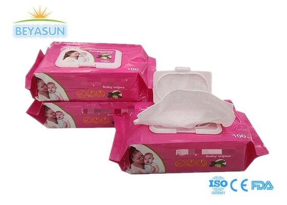 Fluschbare Babytücher Reinigungstücher Antibakterielle Desinfektionsmittel Wäsche Wäsche Baumwolle Wäsche Handtuch OEM Baby Wäsche Wäsche