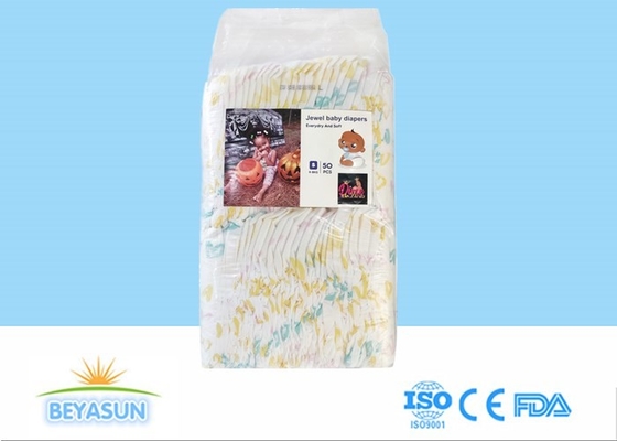 Ordnen Sie an zweiter Stelle Säuglingsbaby-Windel-Größe S M L XL XXL mit Satz 50pcs
