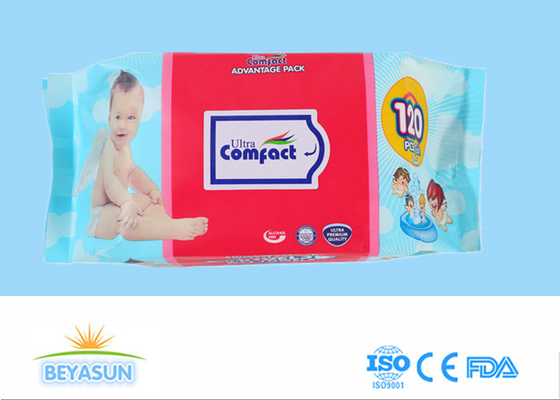 Baby-reines Wasser-Wegwerffeuchtpflegetuch leichtes organisches Unscented prägte